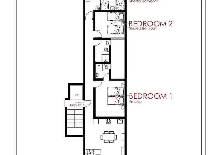 F7 1, Private Double With Private Bathroom In Shared Flat *