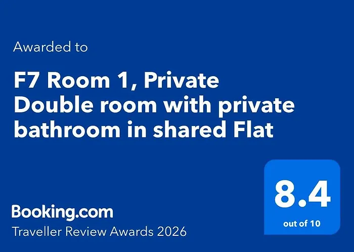 F7 1, Private Double With Private Bathroom In Shared Flat Msida